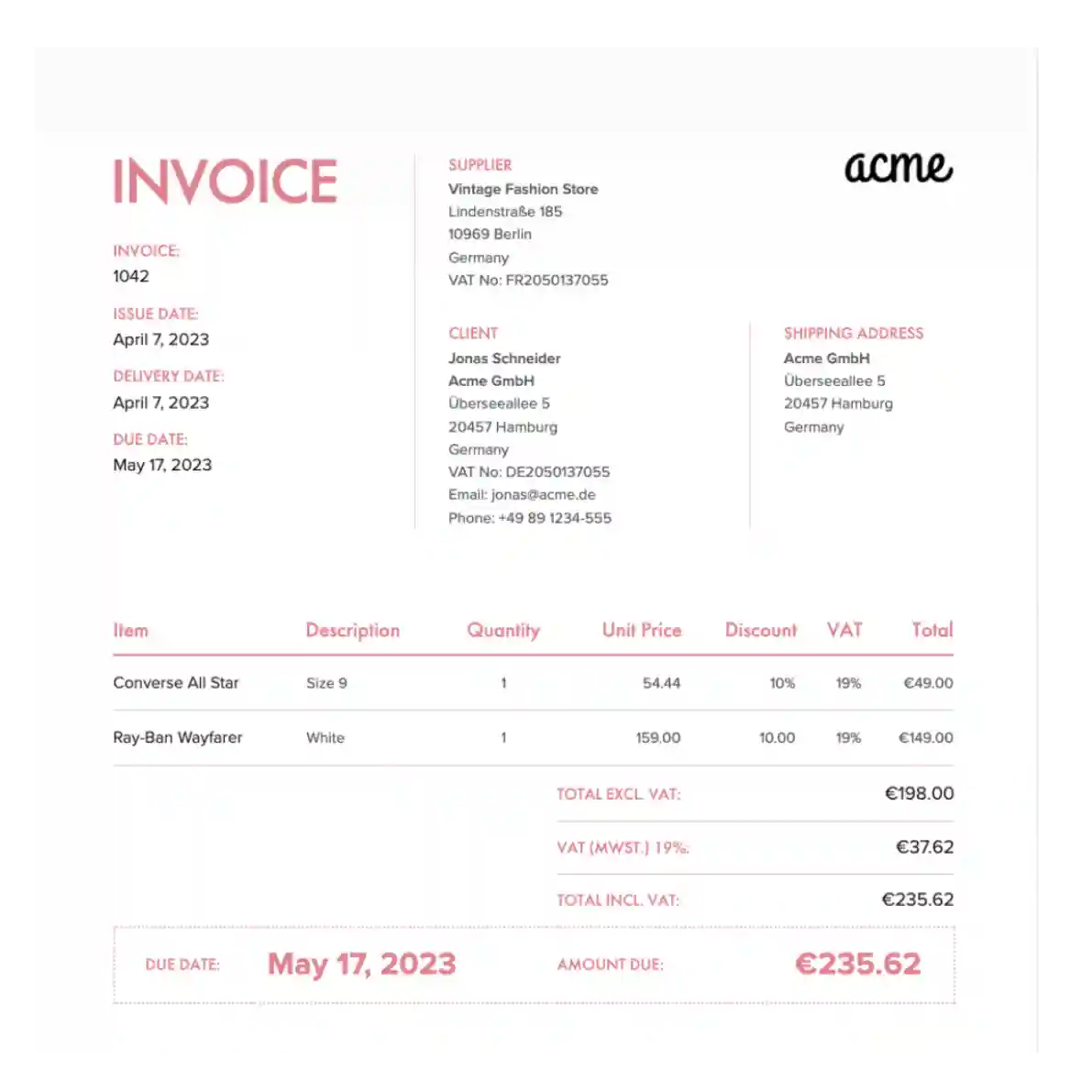 invoice scanner, invoice parser, invoice OCR