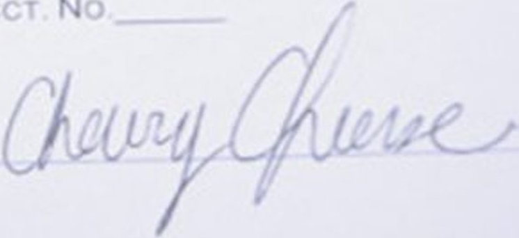Digital signature example