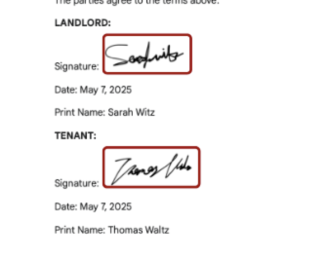 Signature Extraction Technology